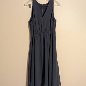 Blue-grey Sleeveless Dress